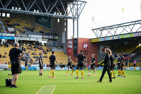 Elfsborgs spelare värmer upp