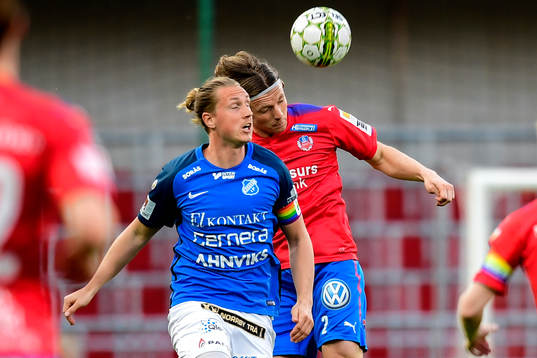Helsingborgs Carl Johansson och Norrbys Marcus Översjö