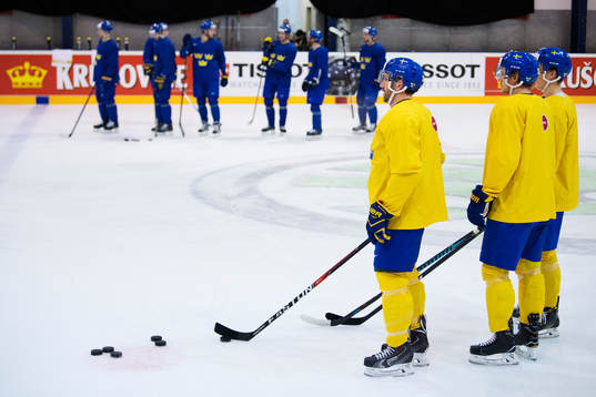 Joel Lundqvist och Jonas Brodin på Sveriges