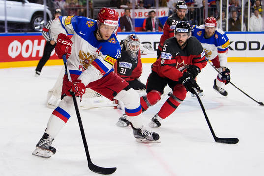 Rysslands Sergei Andronov och Ivan Telegin utmanar Kanadas
