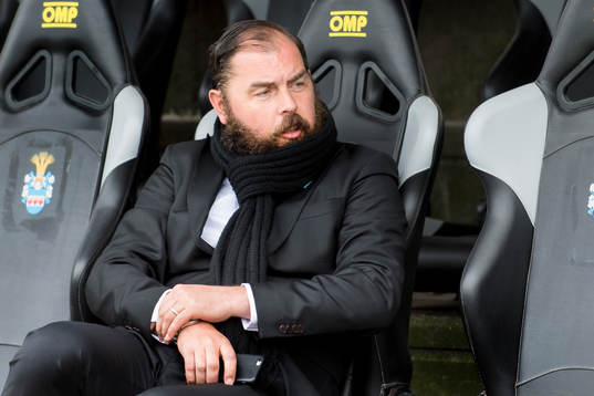 Örebros tränare Alexander Axén före fotbollsmatchen i
