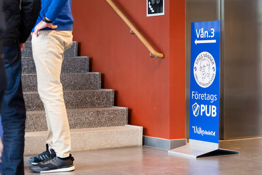 Stigs Vänner företagspub på Örjans Vall före
