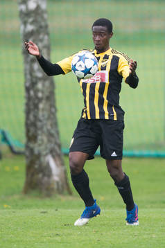 IFK Hässleholms Kojo Annor i matchen i division 2 mellan