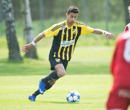 IFK Hässleholms Waed Shaif i matchen i division 2 mellan