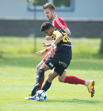 IFK Hässleholms Waed Shaif i matchen i division 2 mellan