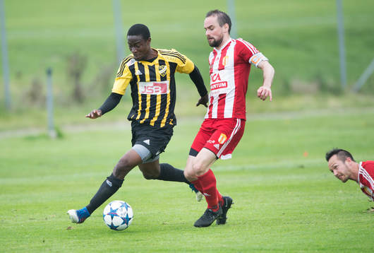 IFK Hässleholms  Kojo Annor i matchen i division 2 mellan