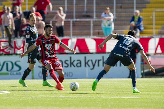 Östersunds Brwa Nouri mot Kalmars Mahmoud Eid