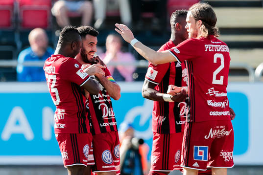 Östersunds Brwa Nouri jublar