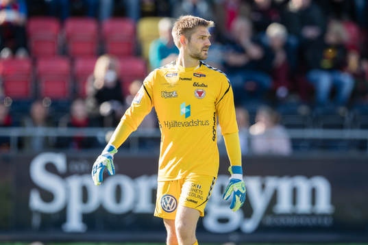 Kalmars målvakt Lucas Hägg-Johansson