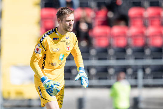 Kalmars målvakt Lucas Hägg-Johansson