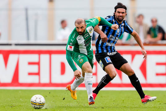 Hammarbys Kennedy Bakircioglu  och Sirius Alexander Nilsson