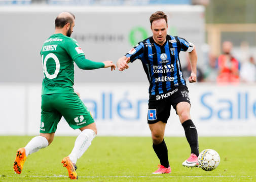 Hammarbys Kennedy Bakircioglu och Sirius Niklas Busch Thor