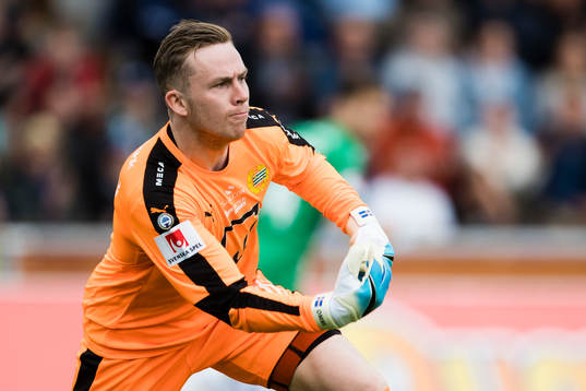 Hammarbys målvakt Ögmundur Kristinsson