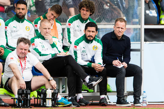 Hammarbys assisterande tränare Stefan Billborn,