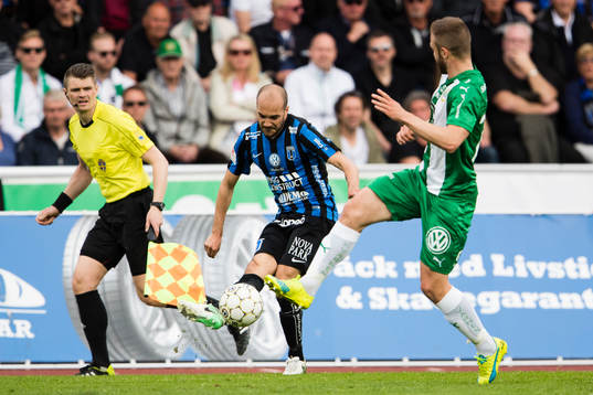 Sirius Karl Larson och Hammarbys Mats Solheim