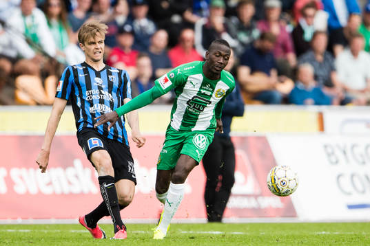 Sirius Oscar Pehrsson och Hammarbys Pa Amat Dibba