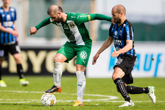 Hammarbys Kennedy Bakircioglu och Sirius Karl Larson