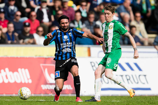 Sirius Alexander Nilsson och Hammarbys Birkir Már