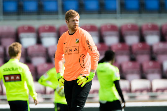 Häckens målvakt Christoffer Källqvist