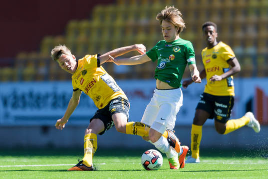 Jönköpings Adam Gemheden och Elfsborgs Noah Söderberg