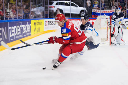 Rysslands Vladislav Namestnikov och Finlands Juuso Hietanen