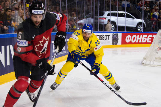 Kanadas Jason Demers och Sveriges Joel Lundqvist