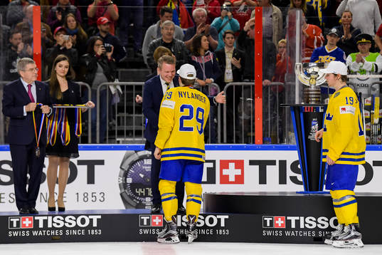 Sveriges William Nylander tilldelas guldmedalj
