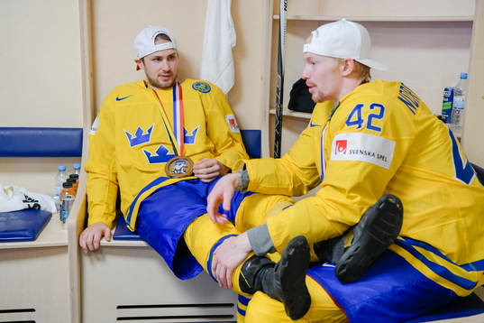 Sveriges Marcus Krüger och Joakim Nordström i