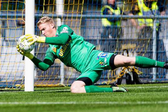 Falkenbergs målvakt Hampus Nilsson