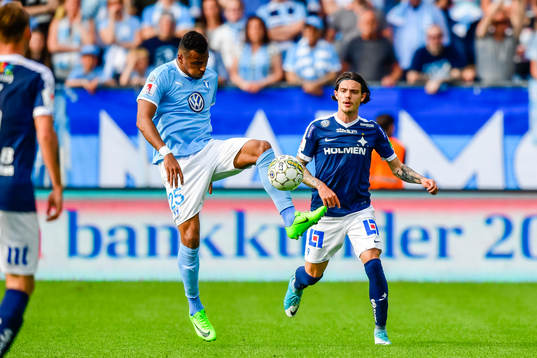 Malmö FFs Felipe Carvalho och Norrköpings David Moberg