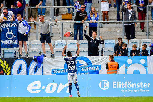 Norrköpings Niclas Eliasson jublar