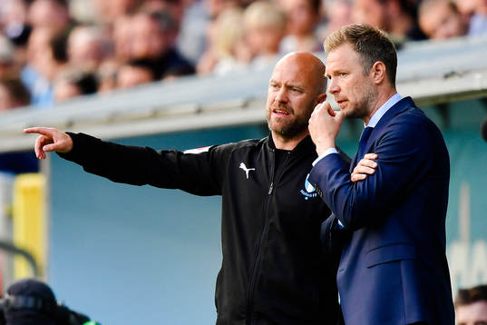 Malmö FFs assisterande tränare Jens Fjellström och