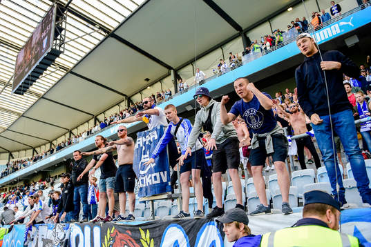 Norrköpings spelare jublar