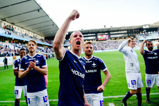 Norrköpings Andreas Johansson  jublar