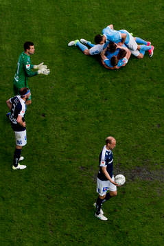 Malmö FFs Markus Rosenberg firas