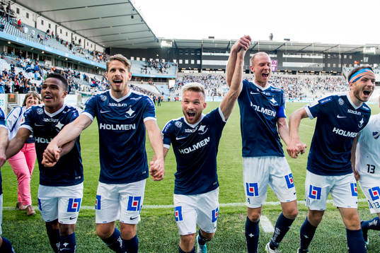 Norrköpings Nicklas Bärkroth, Andreas Johansson och Jon