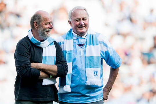 Fd Malmö FF spelarna Thomas Sjöberg och Rolf Björklund