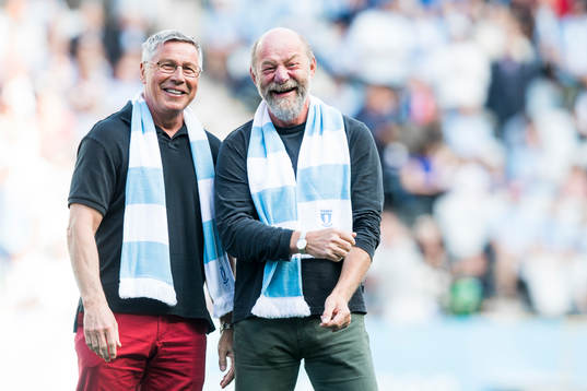 Fd Malmö FF spelarna Roy Andersson och Thomas Sjöberg