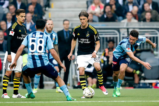 s Kristoffer Olsson och Djurgårdens Kerim Mrabti