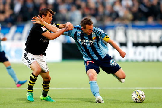 s Simon Thern och Djurgårdens Kim Källström
