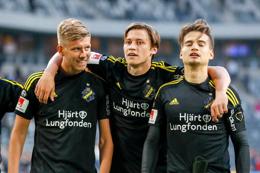 s Anton Jönsson Salétros, Simon Thern och Amin Affane