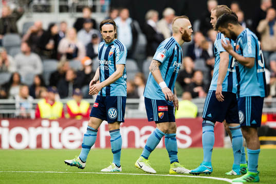 Djurgårdens Kevin Walker deppar