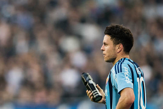 Djurgårdens Kerim Mrabti deppar