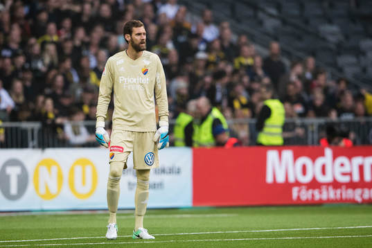 Djurgårdens målvakt Andreas Isaksson