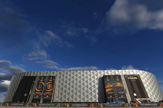 An External view of the Friends Arena