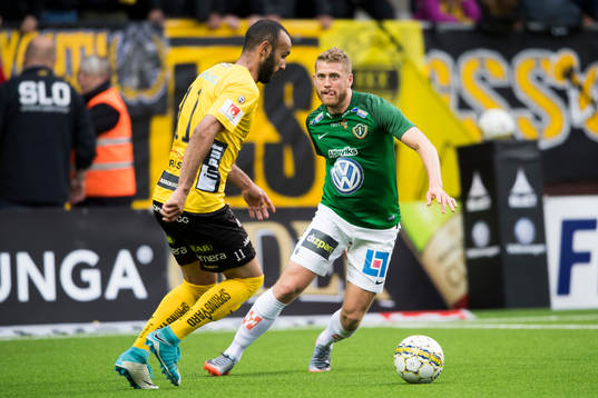 Jönköpings Stefan Karlsson och Elfsborgs Issam Jebali