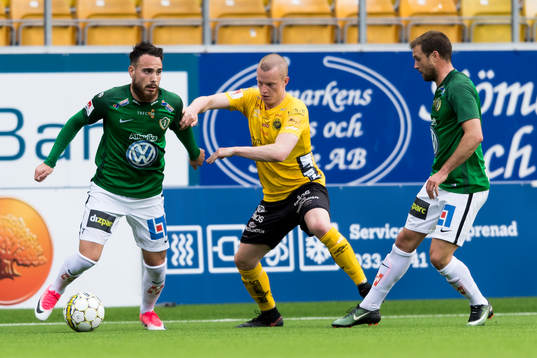 Jönköpings Dzenis Kozica och Elfsborgs Daniel Gustavsson