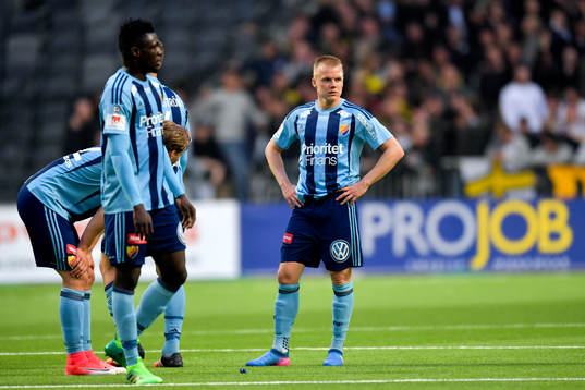 Djurgårdens spelare deppar