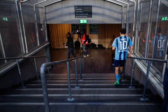 Djurgårdens Kerim Mrabti deppar