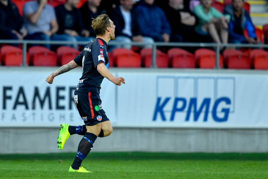 Helsingborgs Martin Christensen jublar